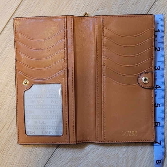 Ralph Lauren bifold pink wallet - Picture 3 of 10